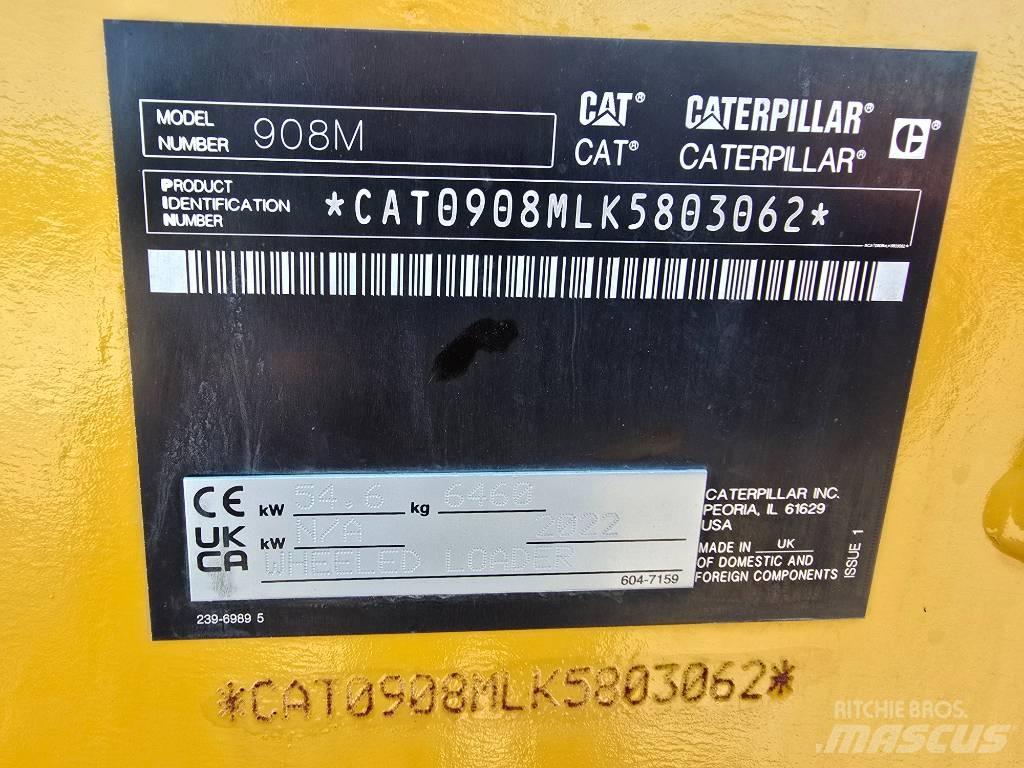 CAT 908 M Pás carregadoras de rodas