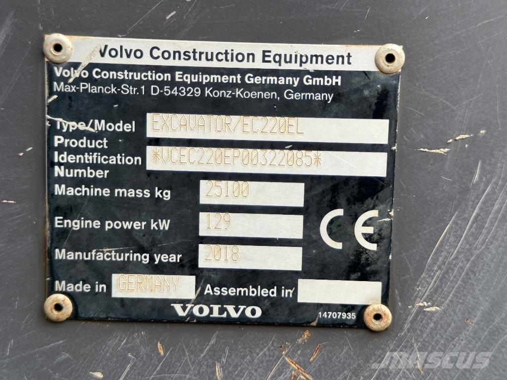 Volvo EC 220 EL Escavadoras de rastos