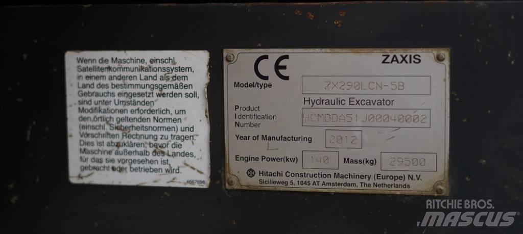 Hitachi ZX 290 Escavadoras de rastos