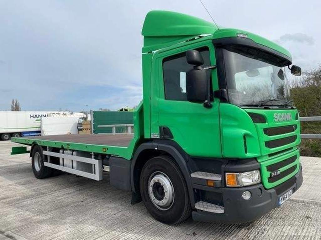 Scania P 410 Camiões estrado/caixa aberta