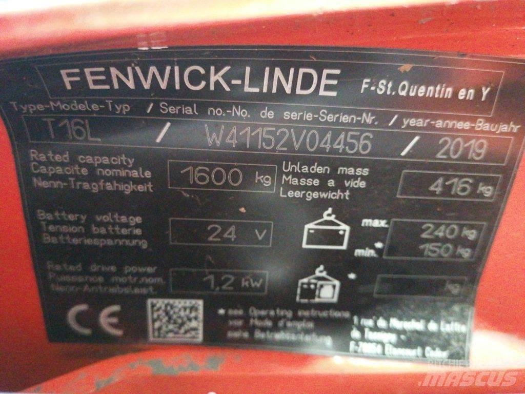Linde T16L Porta palettes
