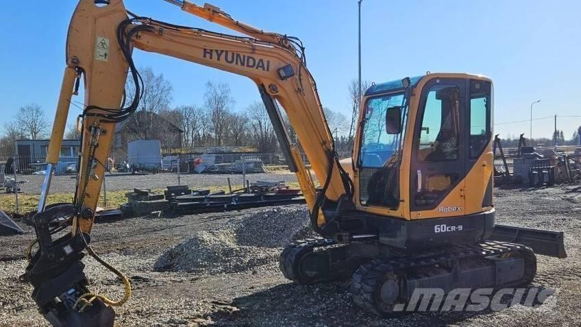 Hyundai R60CR-9 Mini Escavadoras <7t