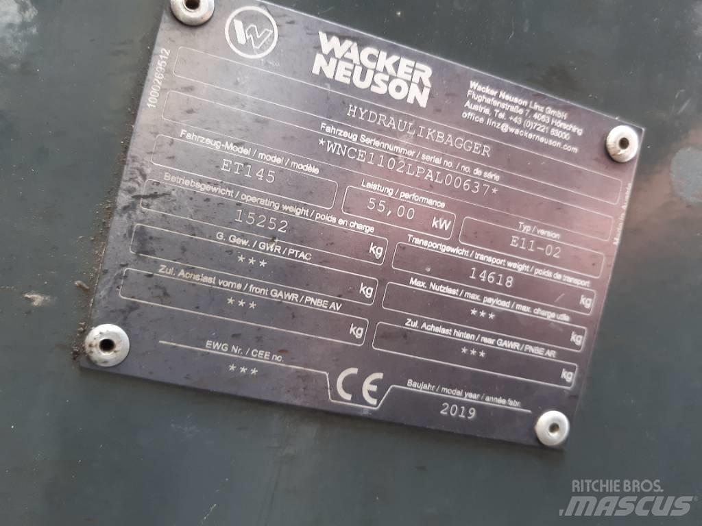 Wacker Neuson ET145 Escavadoras de rastos