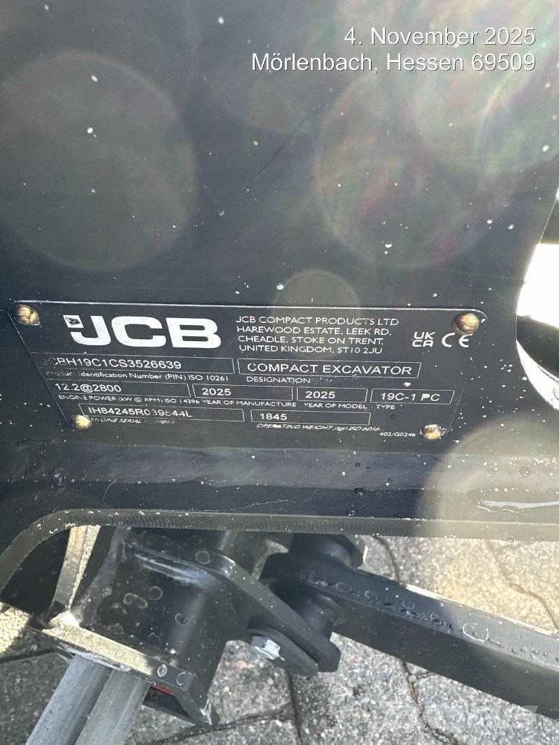 JCB 19C-1 Mini Escavadoras <7t