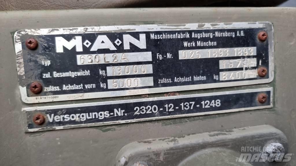 MAN 630 Camiões de caixa fechada