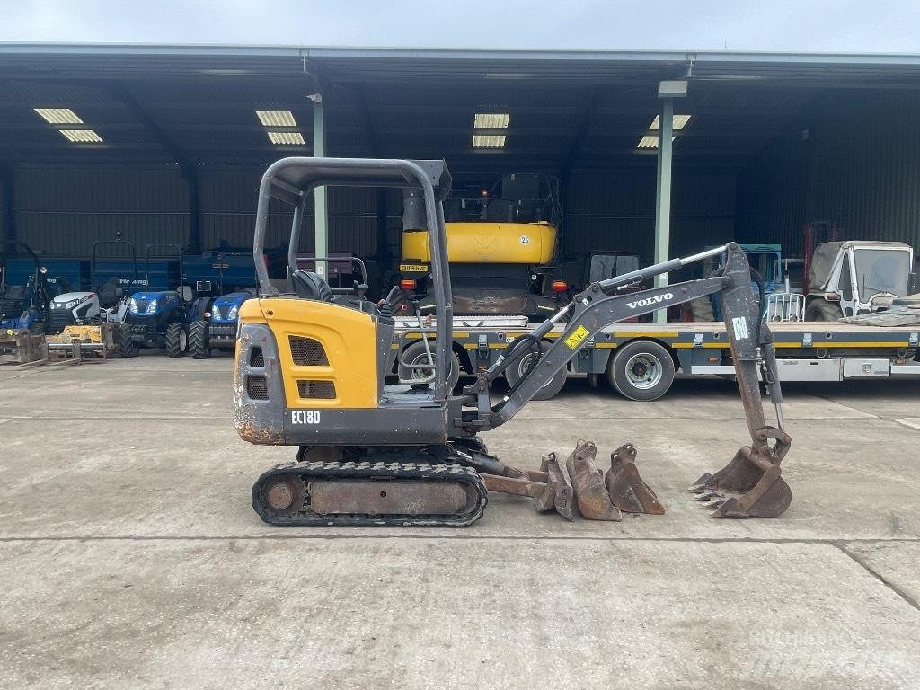 Volvo EC 18 Mini Escavadoras <7t