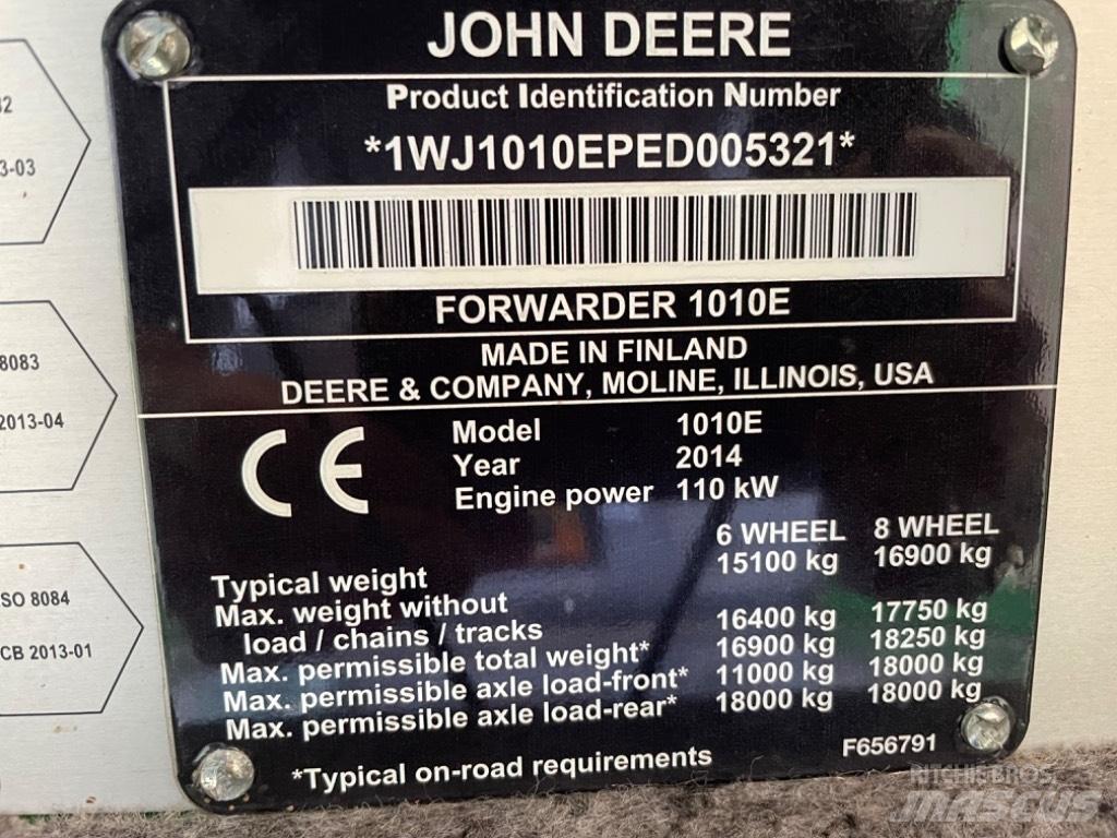 John Deere 1010 E Forwarders florestais