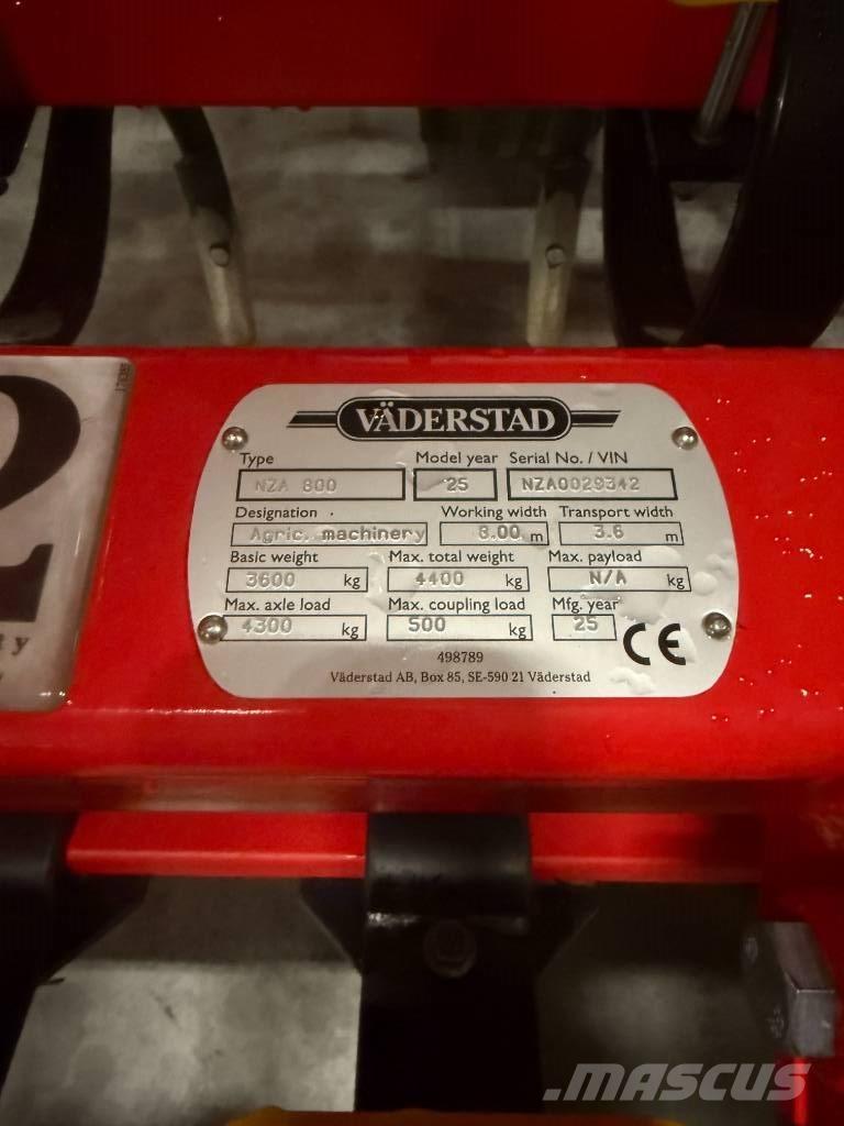 Väderstad NZA800 Grades