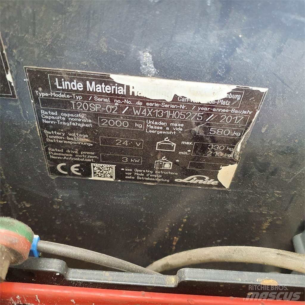 Linde T20SP kurz Porta palettes