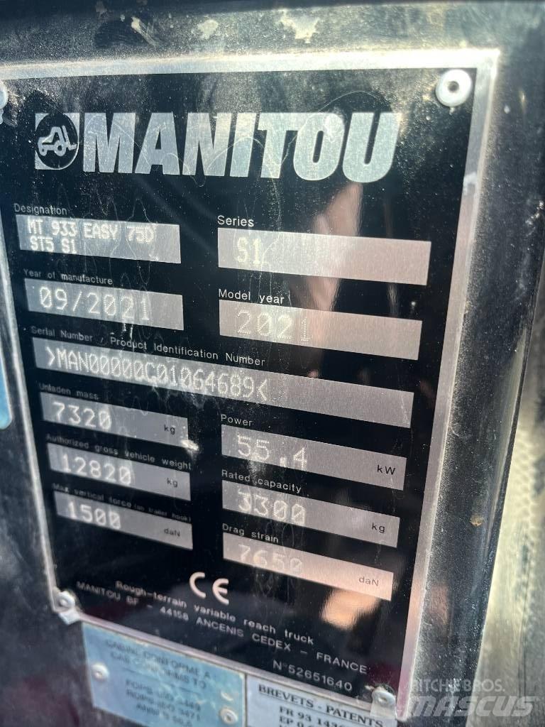 Manitou 933 Manipuladores telescópicos