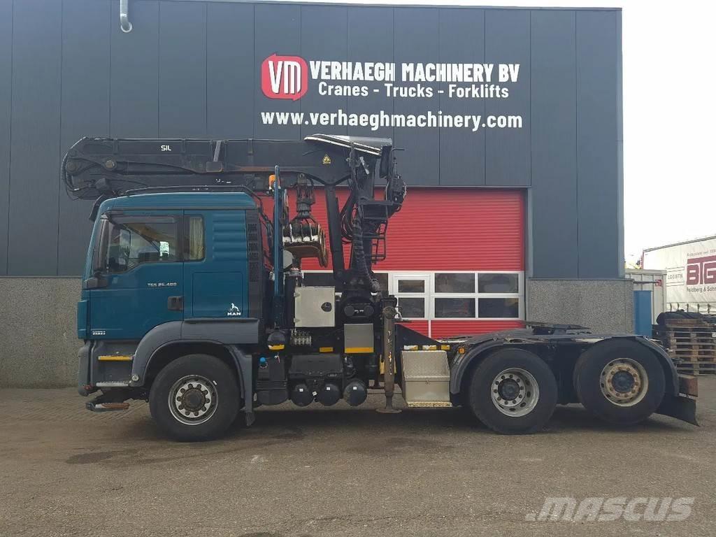 MAN TGA 26.480 Camiões de transporte de troncos
