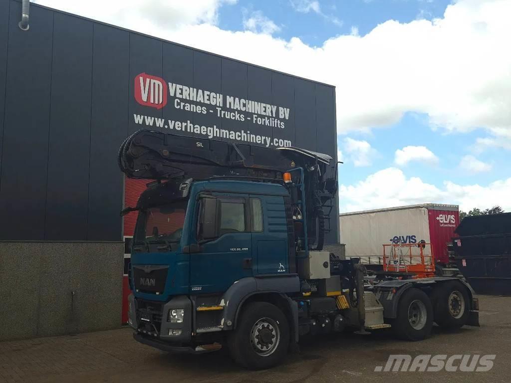 MAN TGA 26.480 Camiões de transporte de troncos