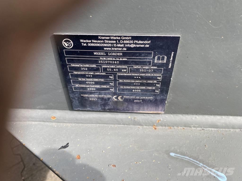 Kramer 8085 T Pás carregadoras de rodas