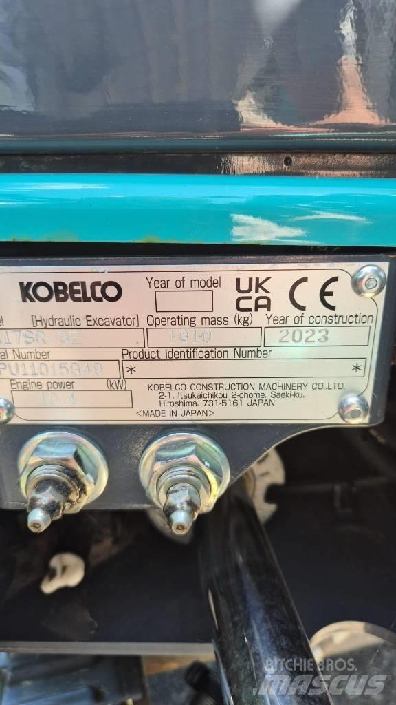 Kobelco SK 17 SR Mini Escavadoras <7t