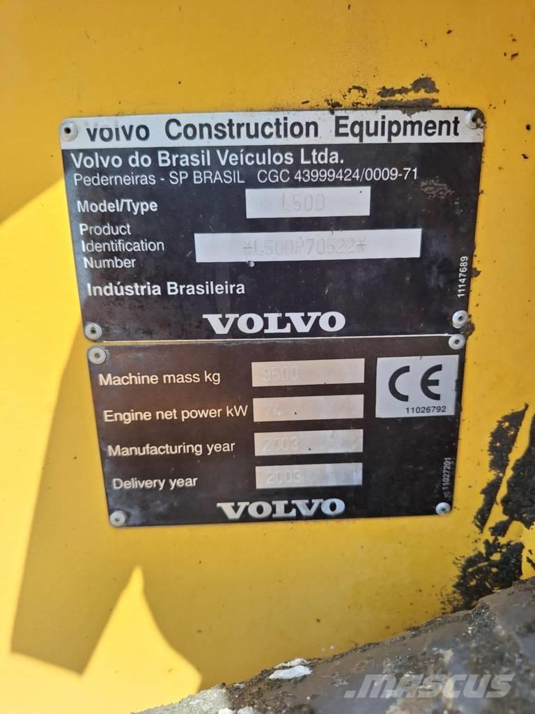 Volvo L 50 D Pás carregadoras de rodas