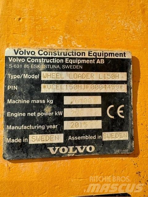 Volvo L 150 H Pás carregadoras de rodas