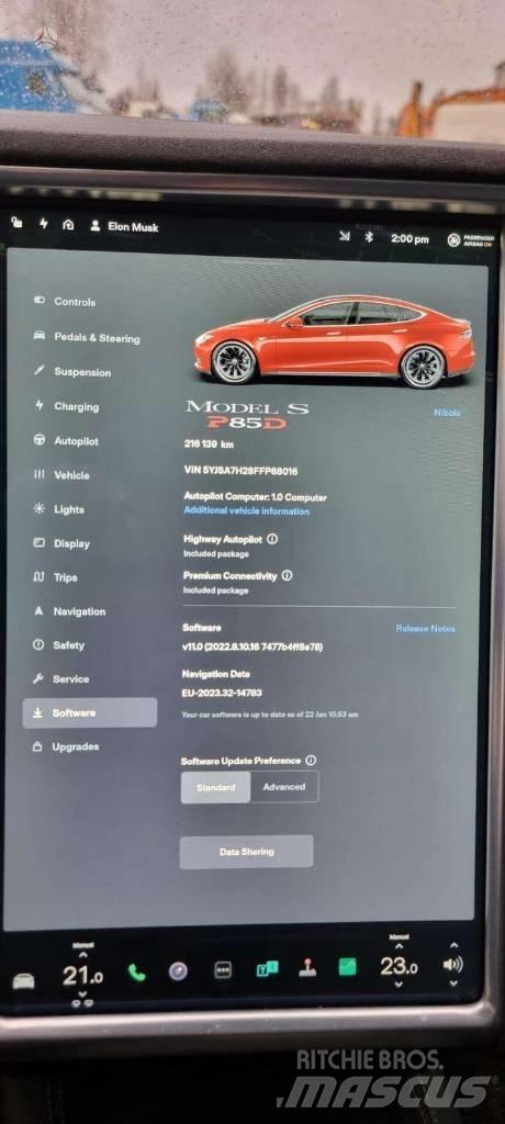 Tesla Model S P85D Carros Ligeiros