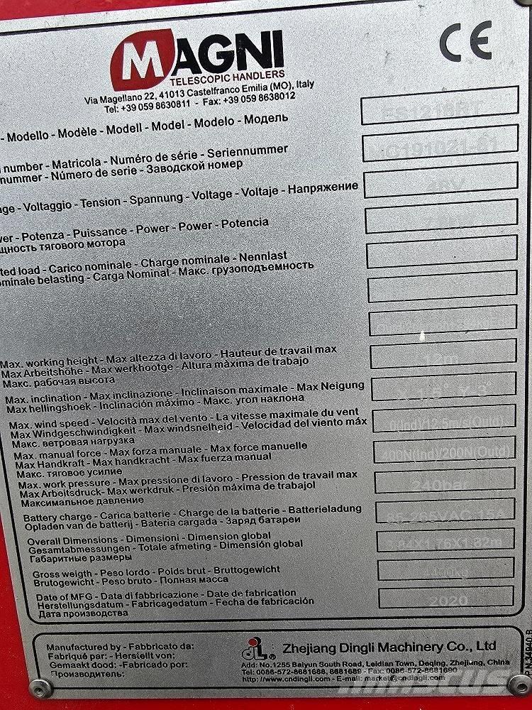 Magni ES 1218 RT Elevadores de tesoura