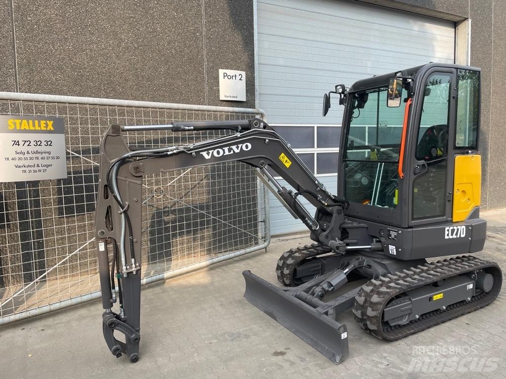 Volvo EC27D Mini Escavadoras <7t