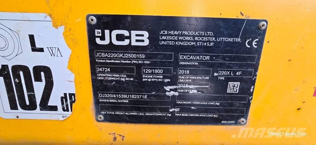 JCB 220 XL 4F Escavadoras de rastos