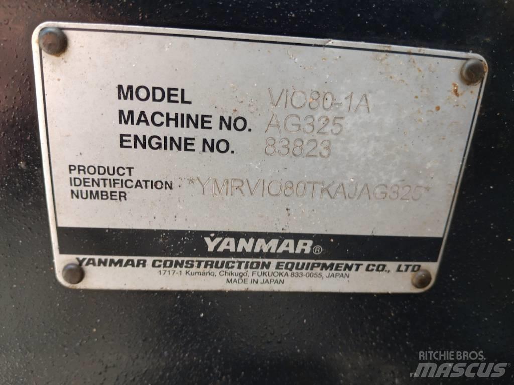 Yanmar ViO80-1a Escavadoras de rastos