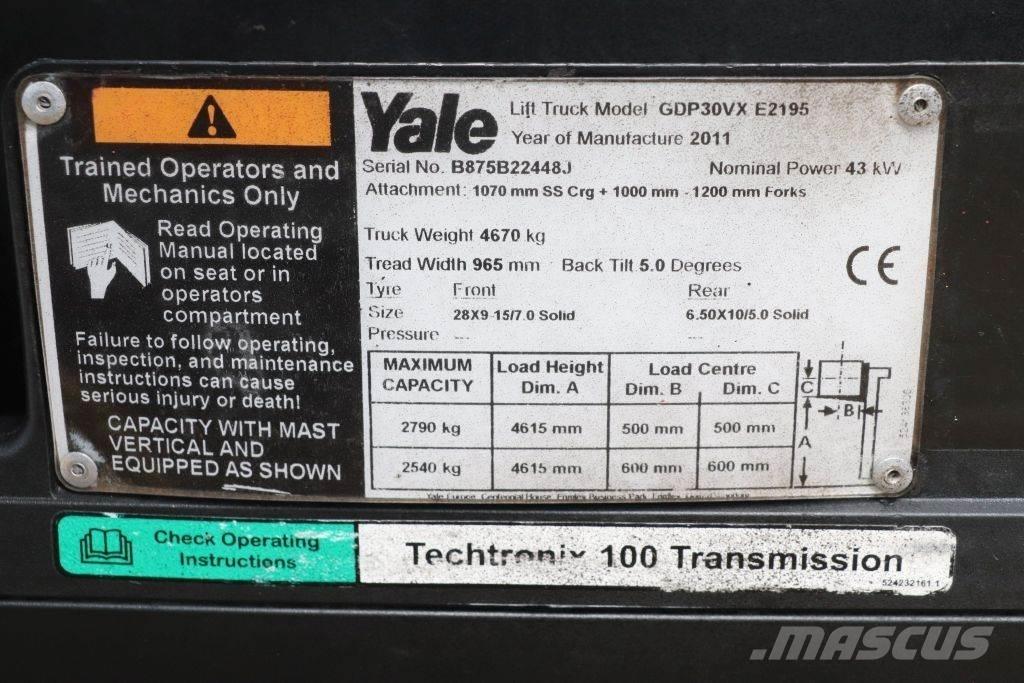 Yale GDP30VX Empilhadores Diesel