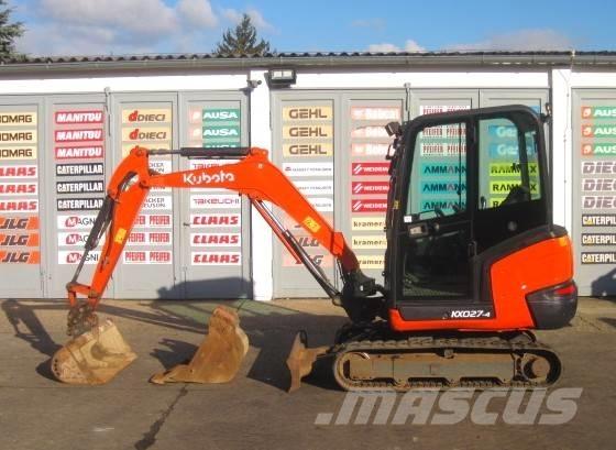 Kubota KX027-4 Mini Escavadoras <7t