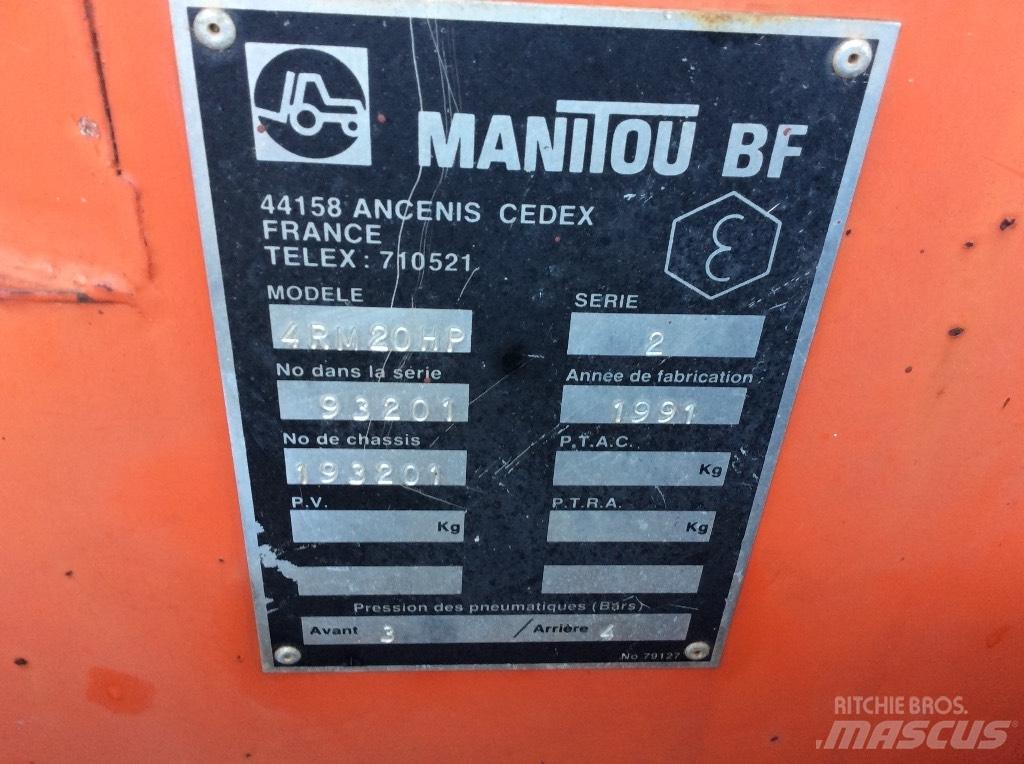 Manitou 4 RM 20 HP Transmissão