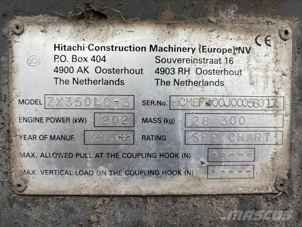 Hitachi ZX350LC-3 Escavadoras de rastos