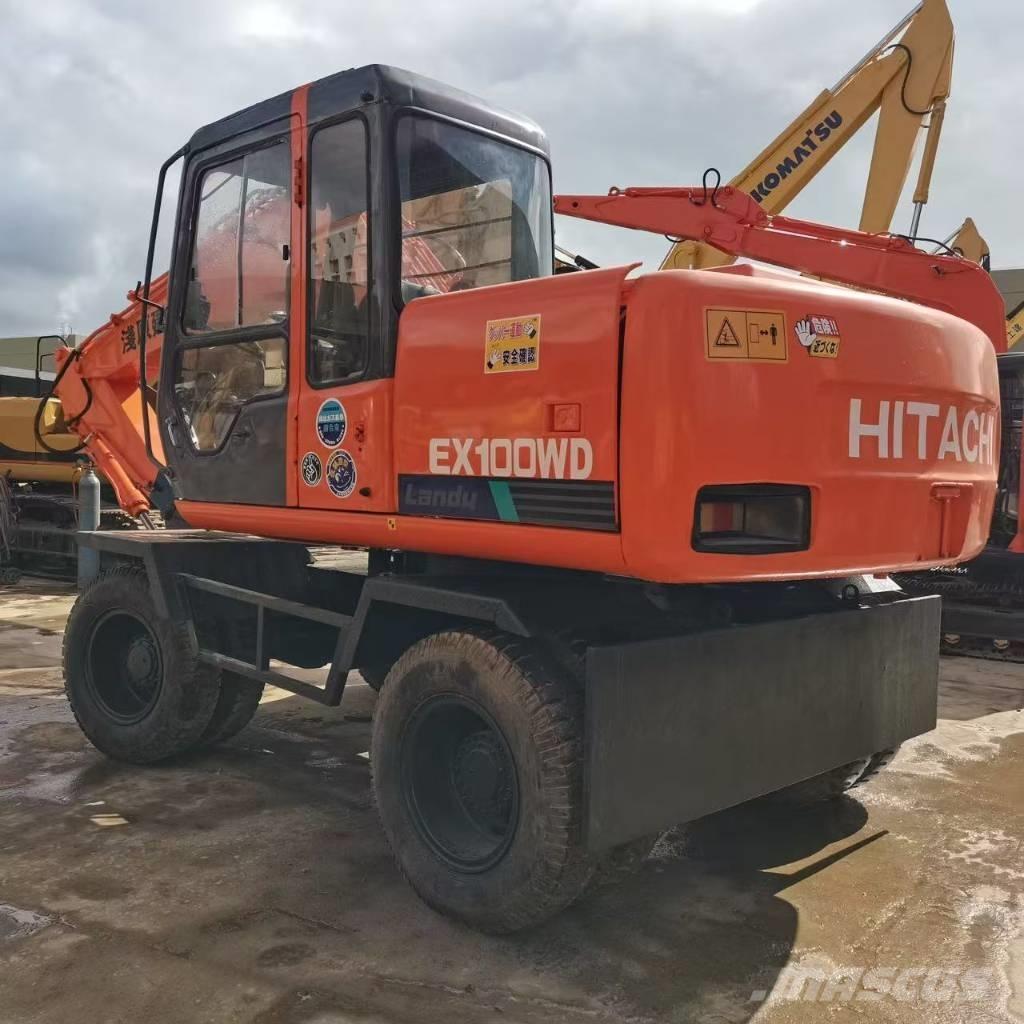 Hitachi EX 100 W D Escavadoras de rodas