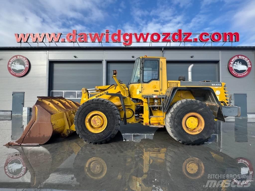 Komatsu WA 470-3H Pás carregadoras de rodas