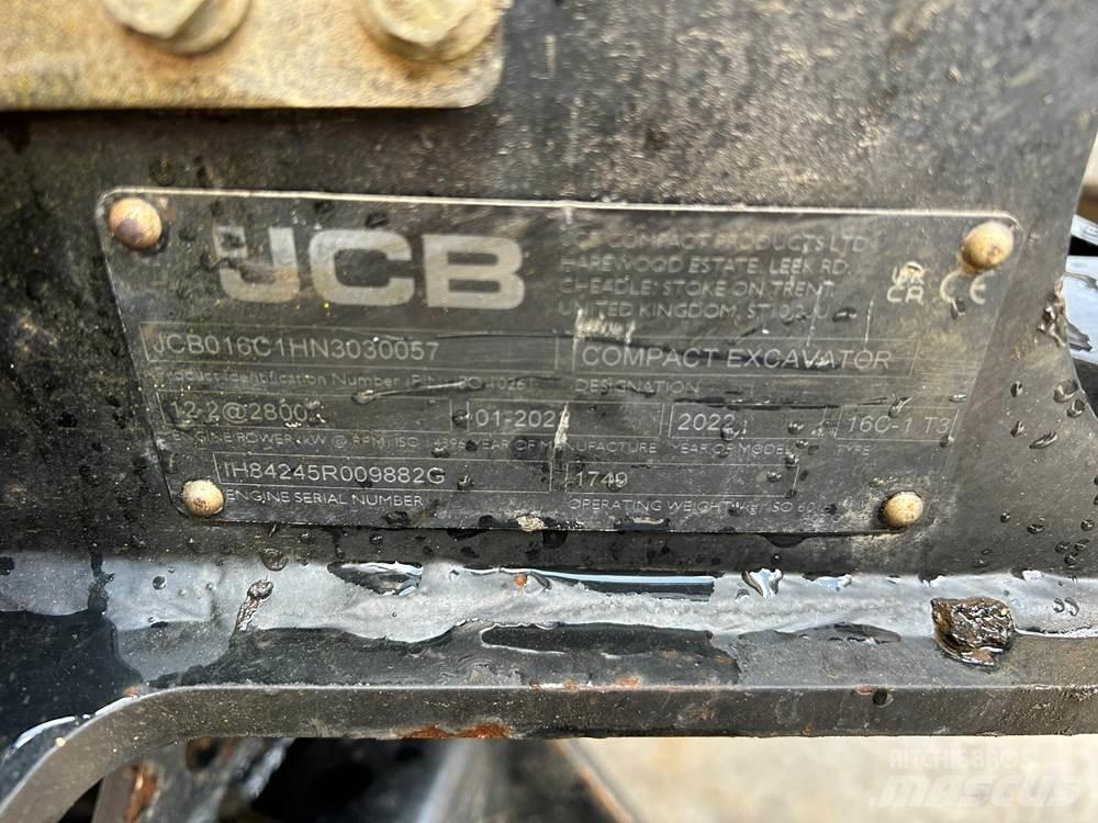 JCB 16C-1 Mini Escavadoras <7t