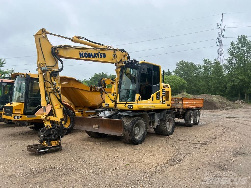 Komatsu PW 148 Escavadoras de rodas