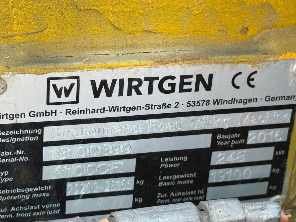 Wirtgen W100CFI Fresadoras de asfalto