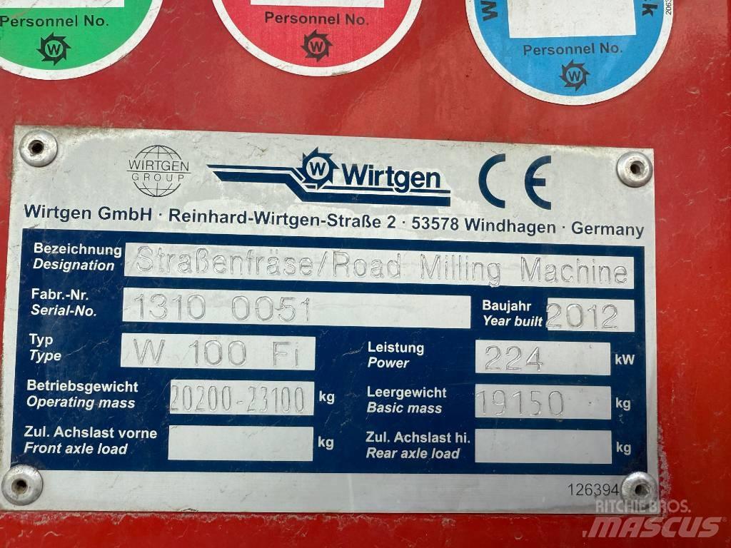 Wirtgen W100Fi Fresadoras de asfalto