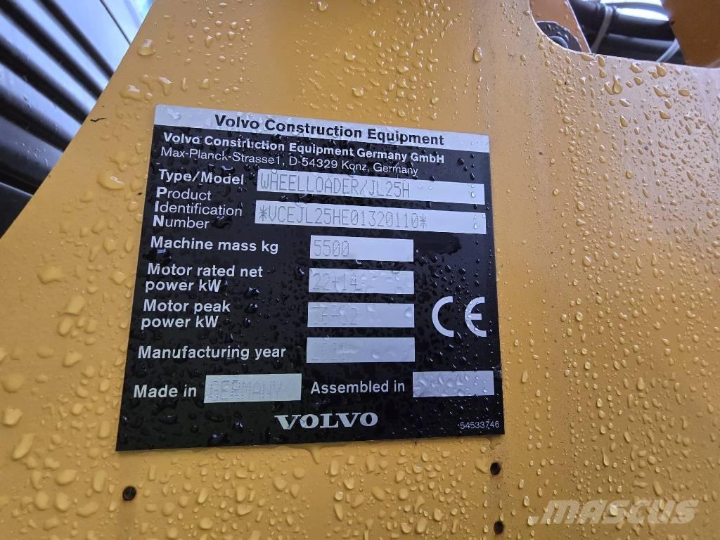 Volvo JL25H Electric Pás carregadoras de rodas