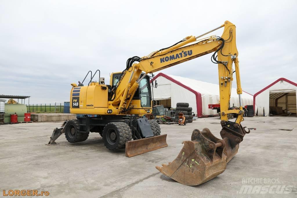 Komatsu PW 148-10 Escavadoras de rodas