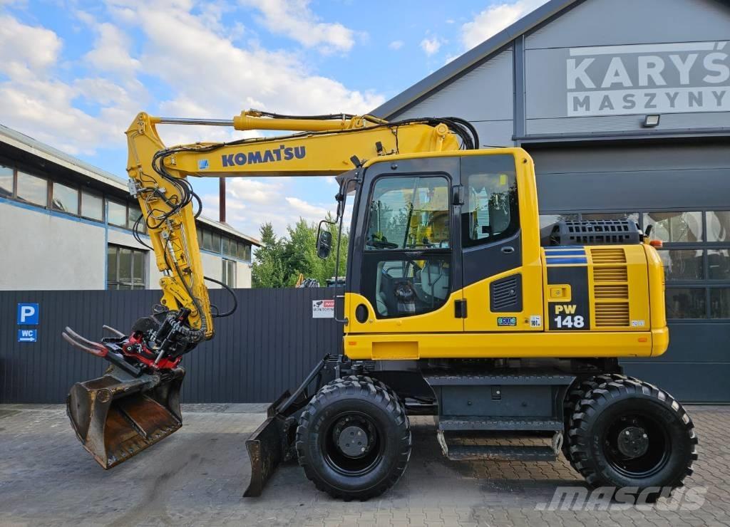 Komatsu PW 148-8 Escavadoras de rodas