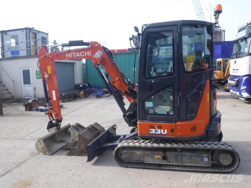 Hitachi ZX 33 U-6 Mini Escavadoras <7t