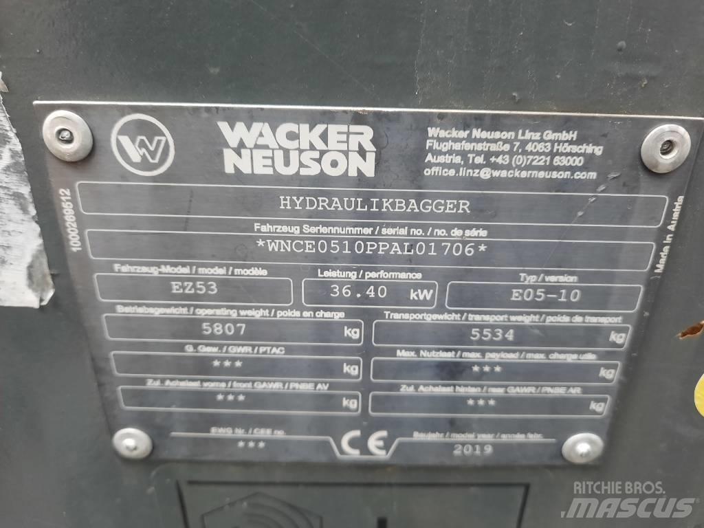 Wacker Neuson EZ 53 Mini Escavadoras <7t