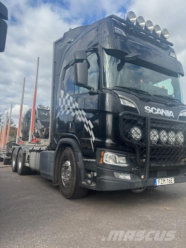 Scania R650B6X4NB Camiões de transporte de troncos