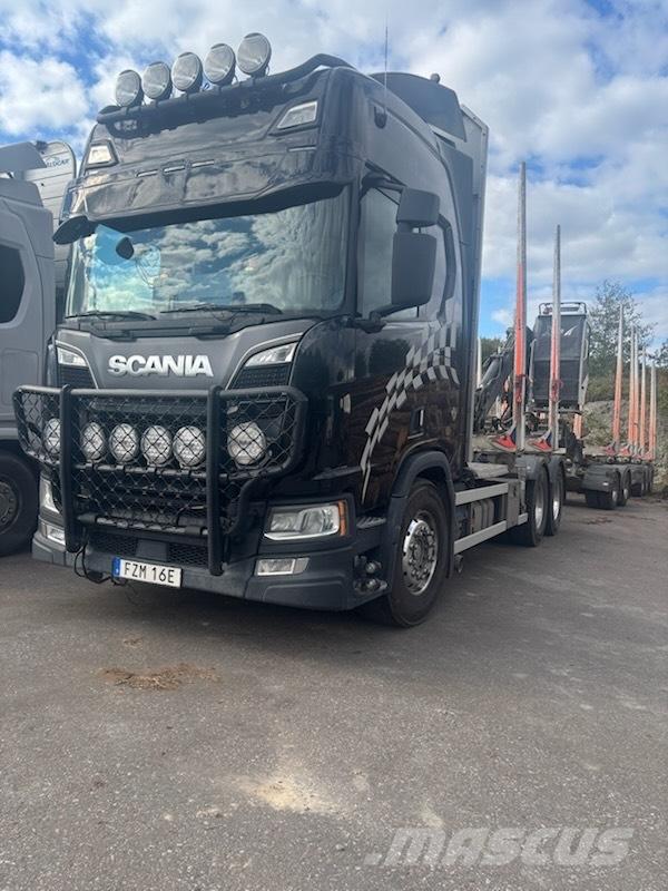 Scania R650B6X4NB Camiões de transporte de troncos