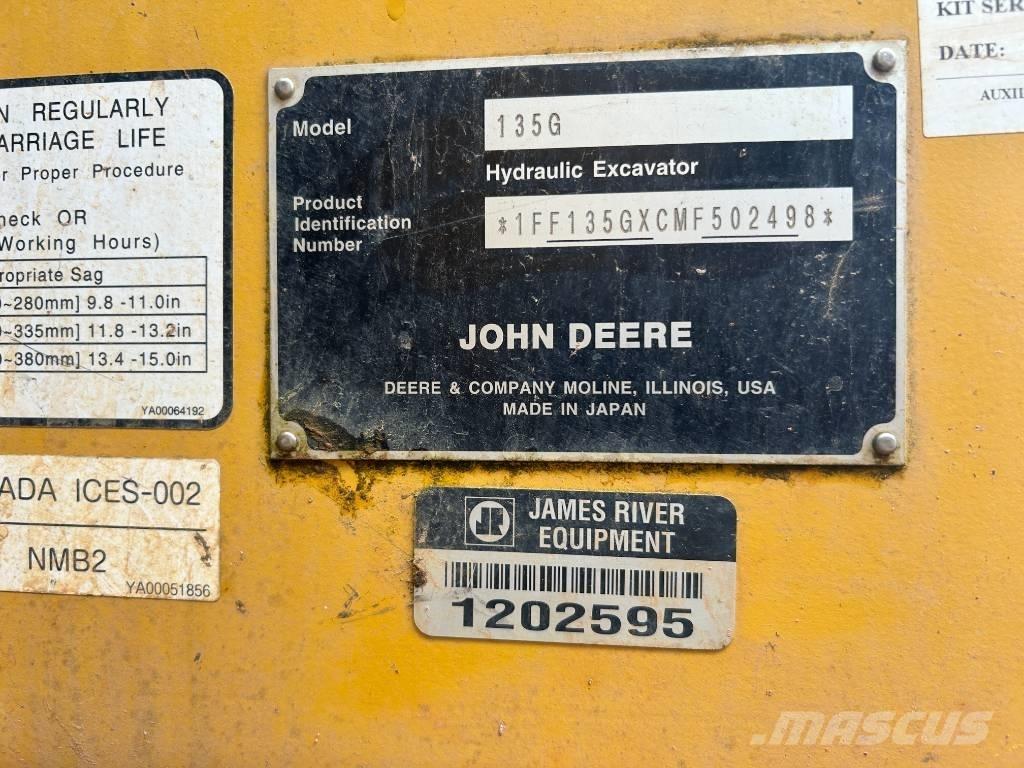 DEERE 135G Escavadoras de rastos