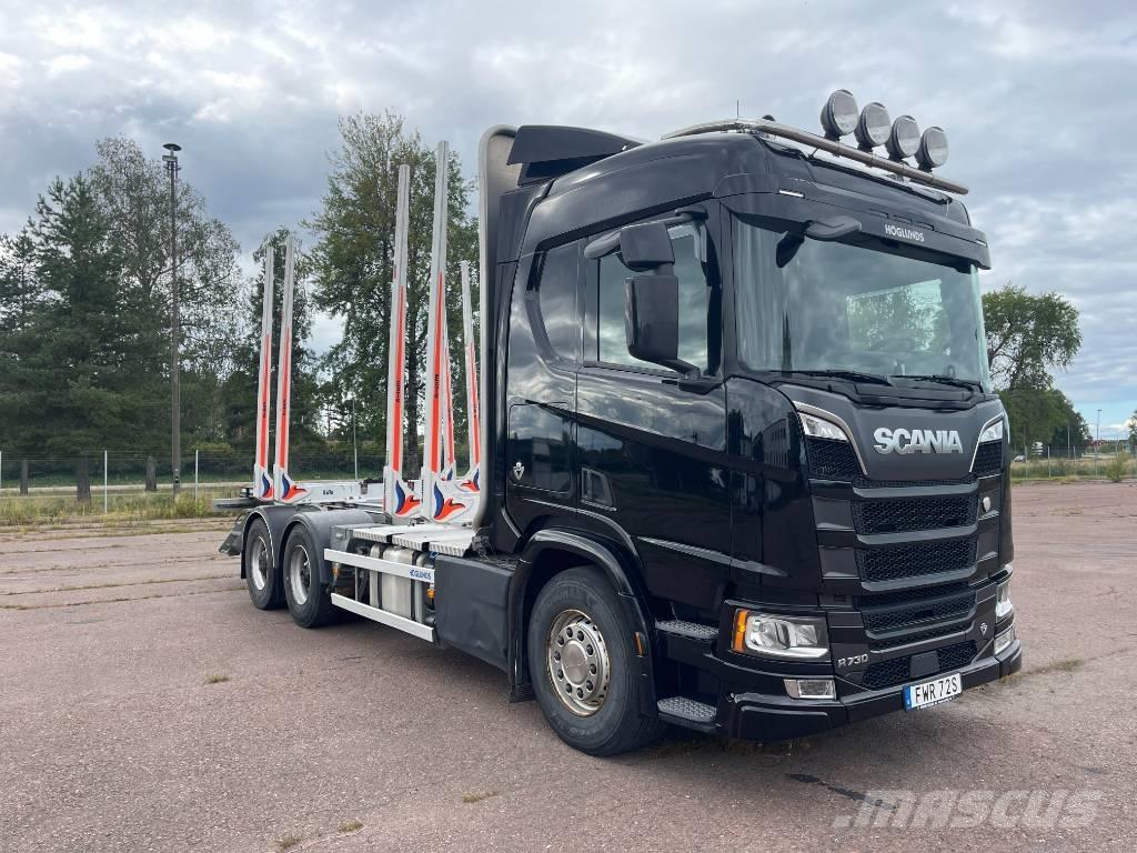 Scania R 730 Camiões de transporte de troncos