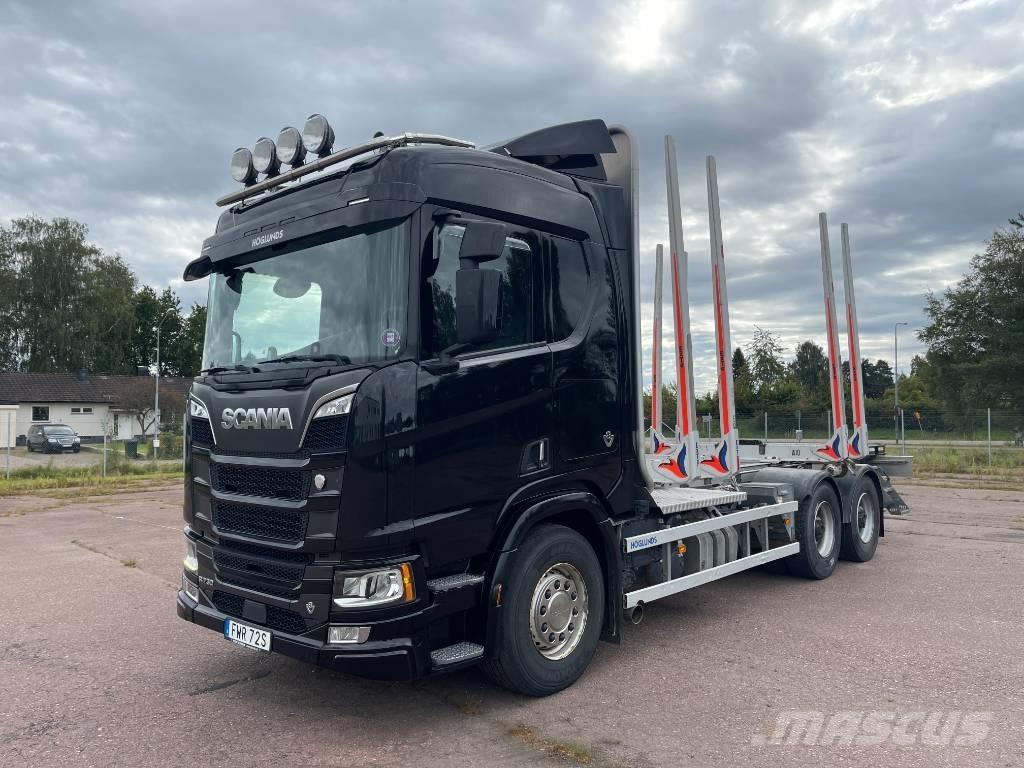 Scania R 730 Camiões de transporte de troncos
