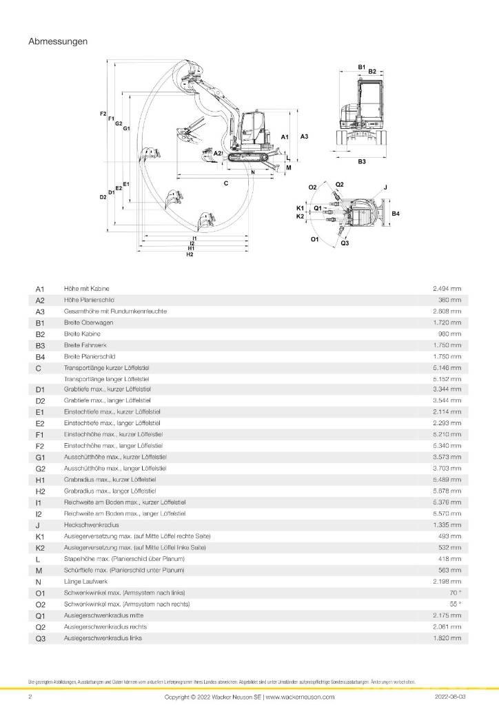 Wacker Neuson ET 42 Escavadoras de rastos