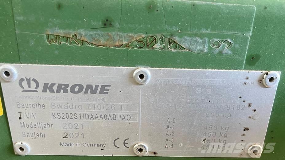 Krone 710/26T Gadanheiras-fileiras