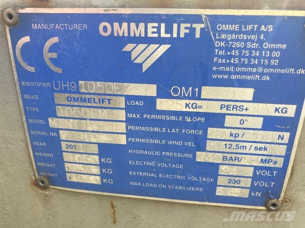 Omme lift Mini 10 Plataformas aéreas montadas em atrelados