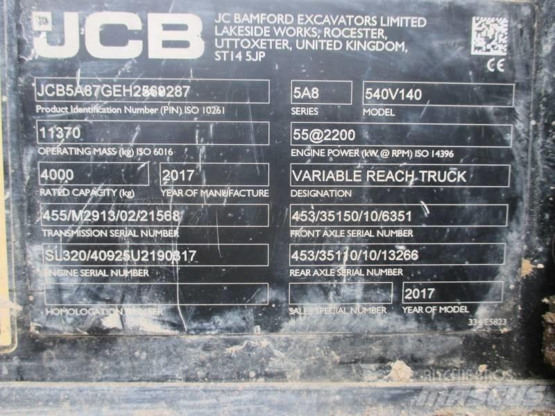 JCB 540-140 Manipuladores telescópicos