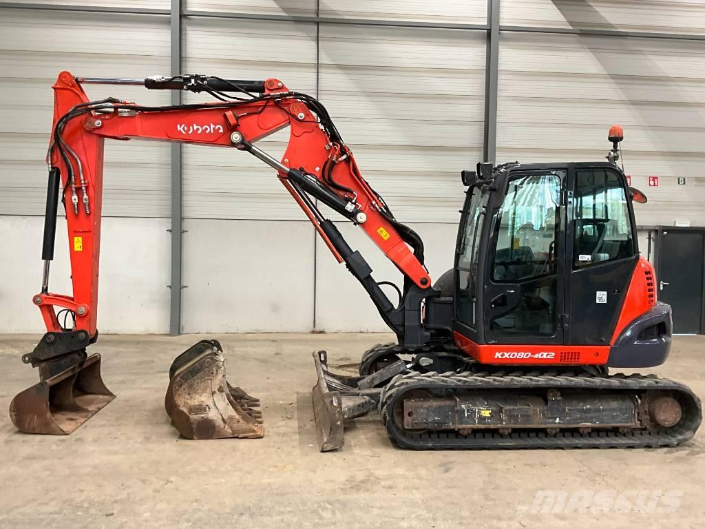 Kubota KX 080-4 A 2 Escavadoras Midi 7t - 12t